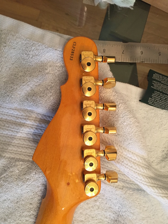 NAMM Comanche Back Of Headstock 1