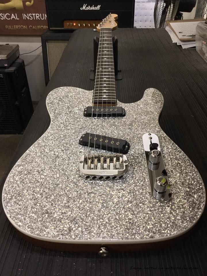 ASAT Special with Silver MF top and Whiskey on back over swamp ash