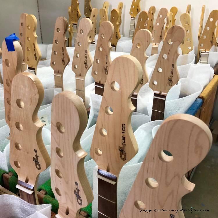 basses in final assembly