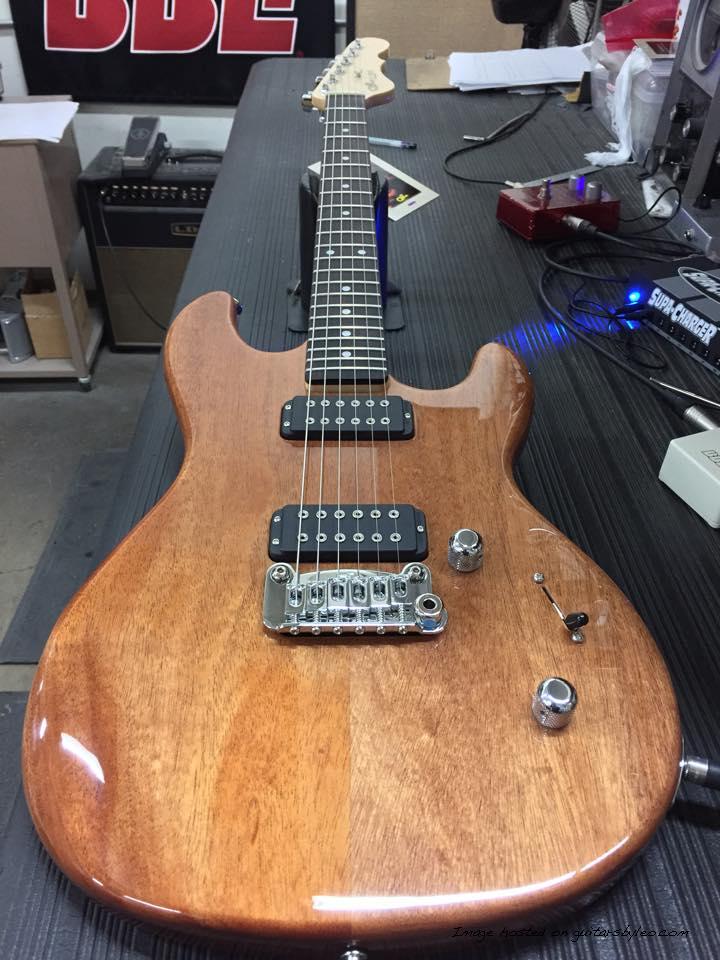 F-100 in Natural Gloss over Mahogany