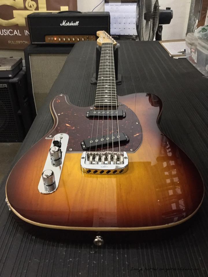 efty ASAT Special in Old School Tobacco Sunburst over swamp ash CLF080046