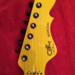 87 Invader Headstock Front Closeup 1