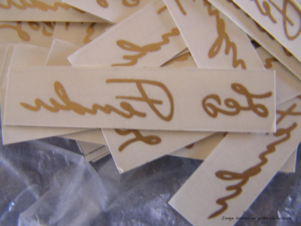 Leo signature decals