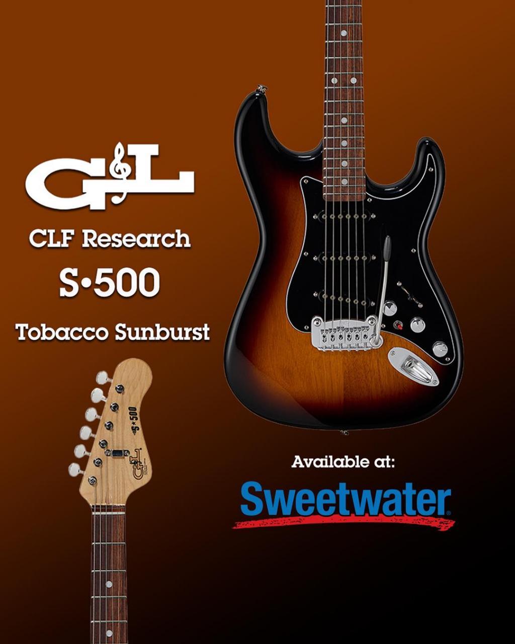 CLF Research S-500 Tobacco Sunburst banner