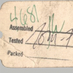 1981 L-1000 bass Hang Tag