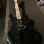 Fullerton Deluxe Rampage 24 in Jet black with maple fingerboard