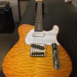 ACBB in Honeyburst over quilt maple on swamp ash