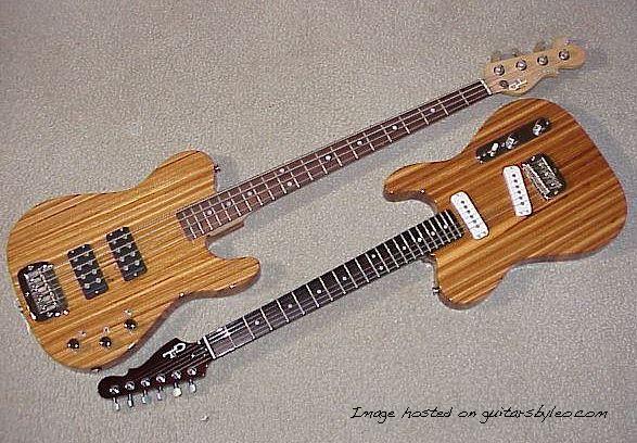 Anonymous 1995 ASAT Bass (zebrawood)