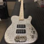 ASAT Bass in Silver Metal Flake