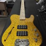 ASAT Bass SH in Gold Metal Flake