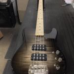 ASAT Bass in Blackburst over flame maple on swamp ash