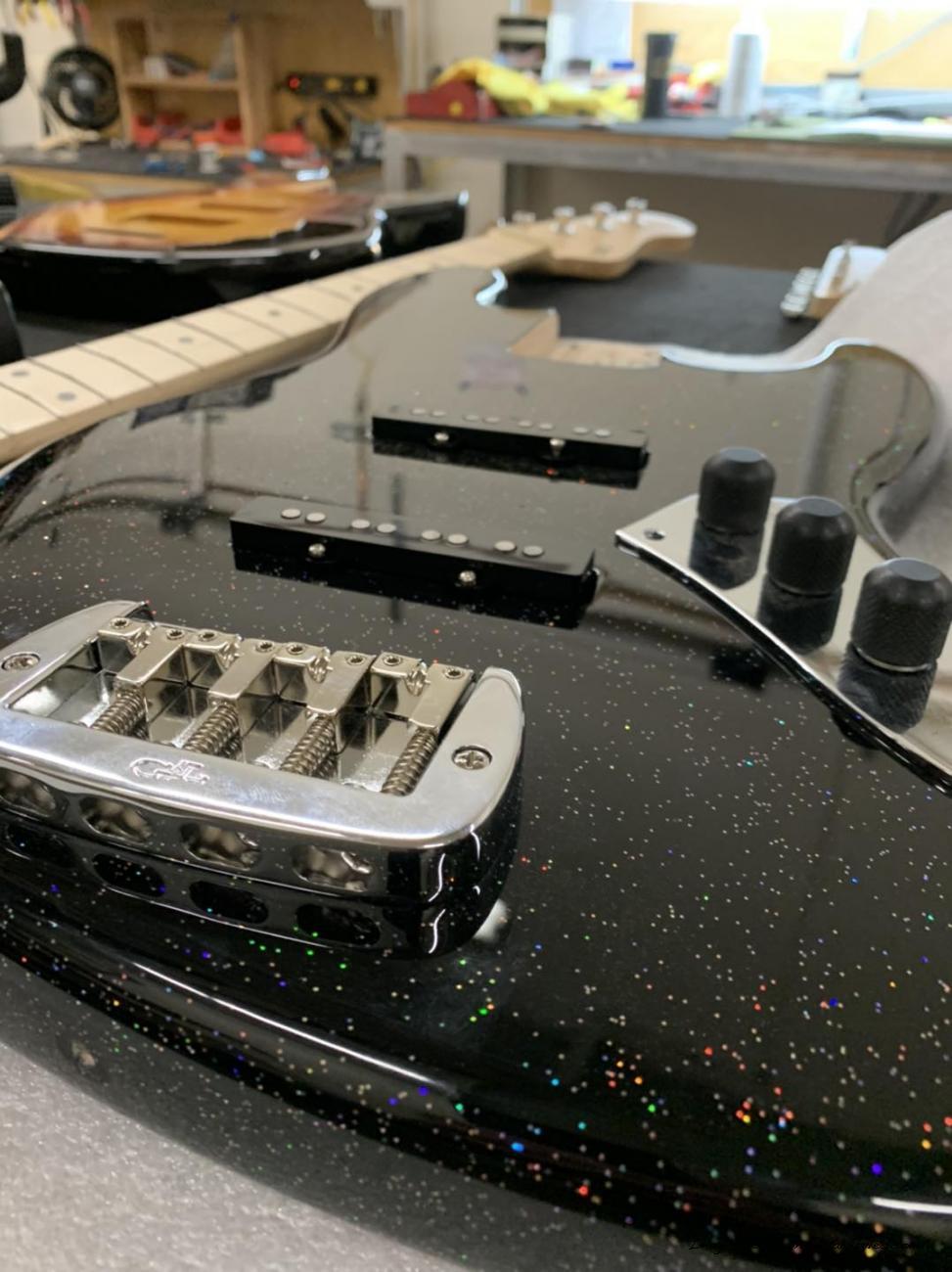 Instruments on display in the build room-6