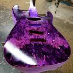 CS Legacy RMC in Purple trans over Buckeye Burl