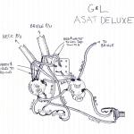 ASAT Deluxe/Tribute ASAT Deluxe Carved Top wiring diagram