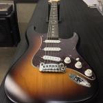 Legacy in Old School Tobacco Sunburst Frost over swamp ash