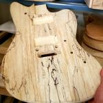 CS Spalted Maple Doheny body