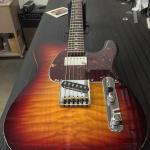 ASAT Classic Bluesboy in 3-Tone Sunburst over premium quilt maple on Empress CLF074539