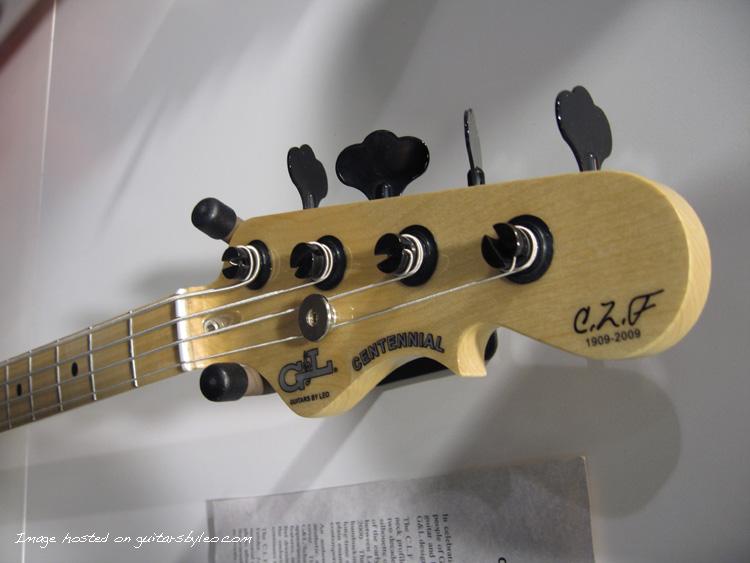 Headstock of CLF Centennial L-2000