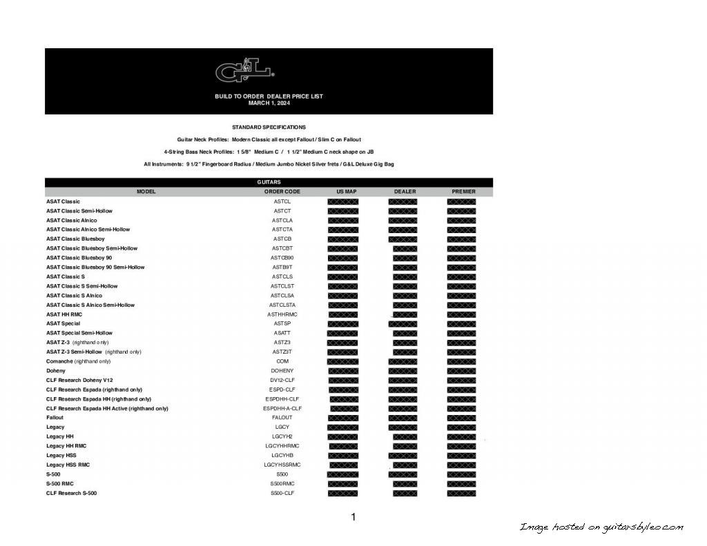 2024 Price list (Rev9E)- Domestic BTO 3-1-24-REDACTED