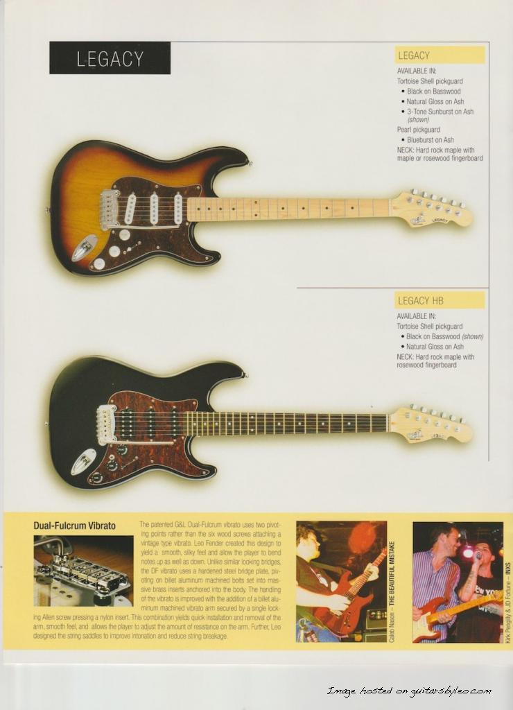 2006 G&L Tribute Legacy page