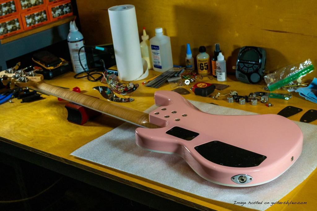 Custom Shop MJ•5 in Shell Pink over Empress9