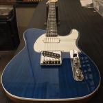 ACBB Clear Blue swamp ash top on Natural Gloss Okoume back