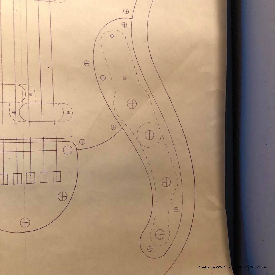 The CLF-69 control plate had room for the preamp under the sword-like leading edge-1