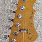 Brad W. Traweek's 1983 Nighthawk headstock closeup