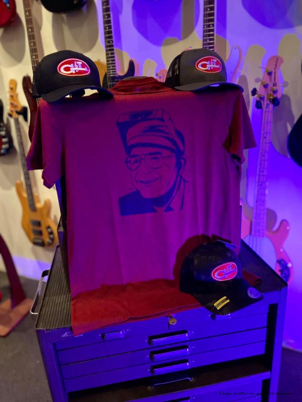 Leo Fender T-Shirt and G&L hats