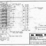 Bass Bridge Plate with Fine Tuners-blueprint