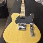 ASAT Classic in Butterscotch Blonde over swamp ash black block inlays