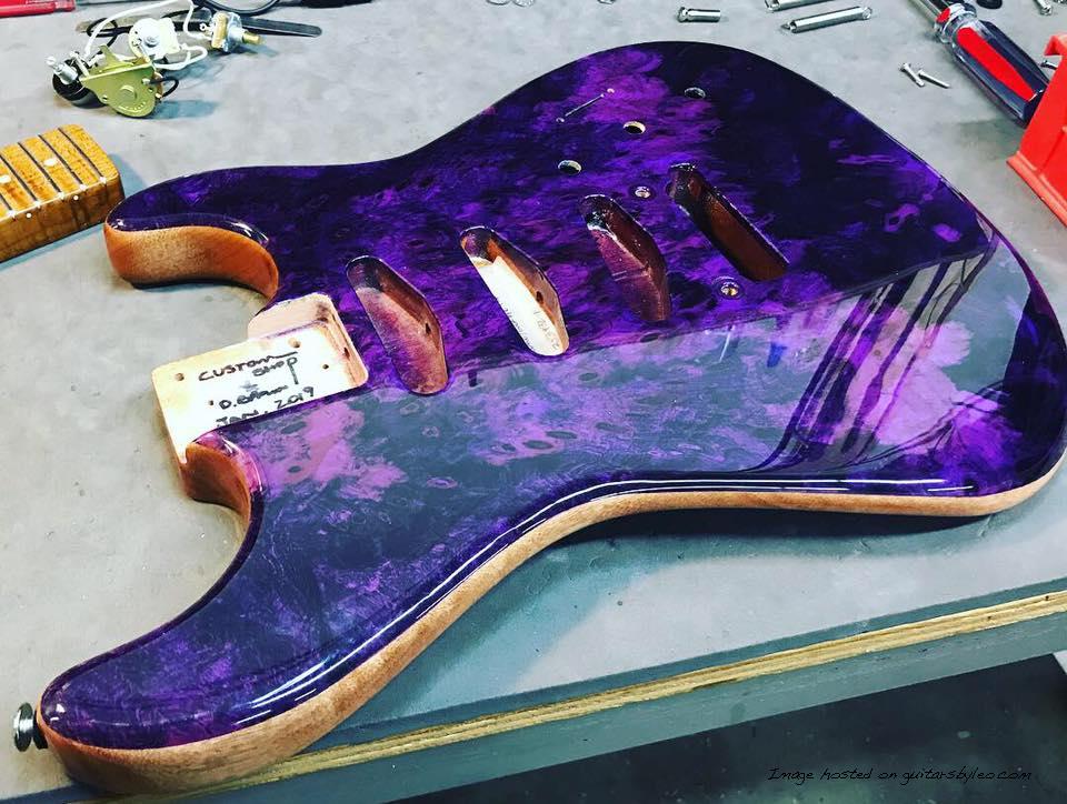 Legacy RMC in purple trans over Buckeye Burl2