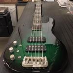 Lefty L-2500 in Greenburst over swamp ash