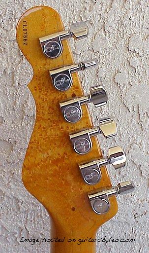 Brad W. Traweek's 1998 ASAT Classic III - headstock back