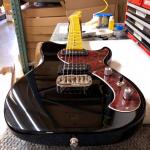 new G&L Tribute Series Fallout in Gloss Black over mahogany