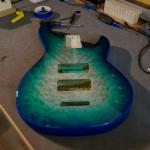 Custom Shop L-2000 body in Dragonskin Blue