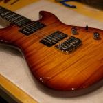 Custom Shop Skyhawk HH RMC in Old School Tobacco Sunburst over a 3A Flame Maple top1.