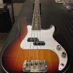 LB-100 in 3-Tone Sunburst over Empress top binding