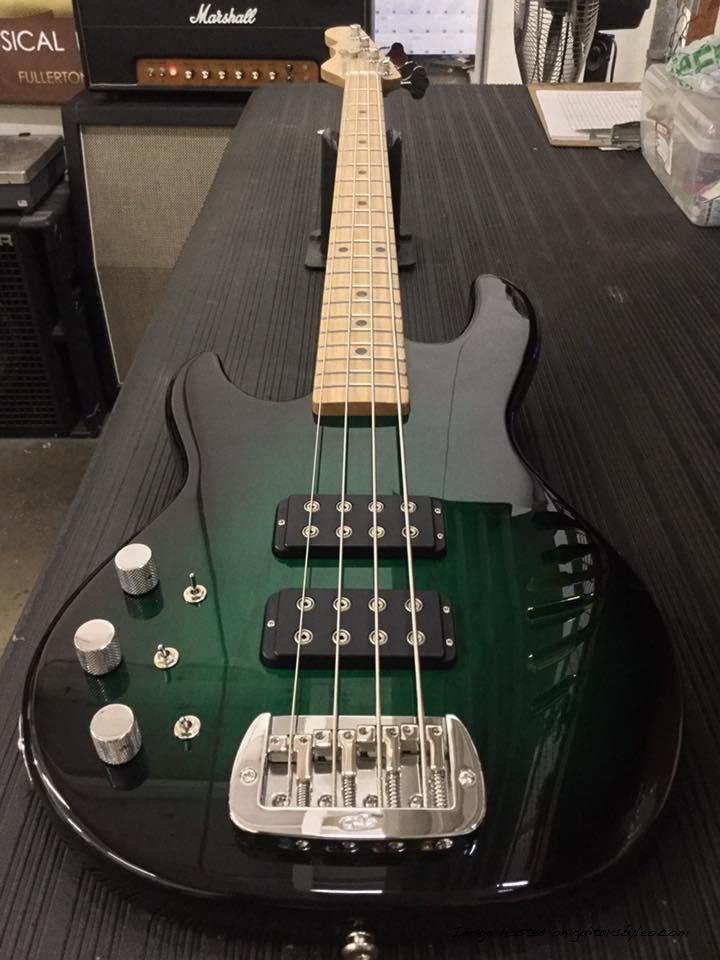 lefty L-2000 in Greenburst over swamp ash CLF1704115