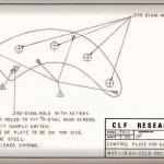 G&L L-1000 control plate drawing