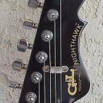 Brad W. Traweek's 1983 Nighthawk (Black) headstock closeup