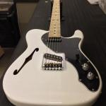 ASAT Classic Thinline in Alpine White over mahogany CLF1704150