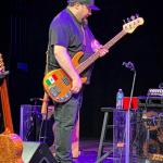 Los Lobos bassist, Vince Hidalgo, playing his CLF Research L•1000