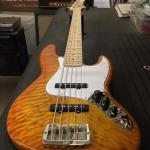 JB-5 in Honeyburst over quilt maple on swamp ash