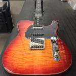 ACS-Alnico Cherryburst on Quilted Maple-Ebony fretboard