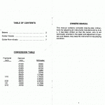 Table of Contents / Page 1