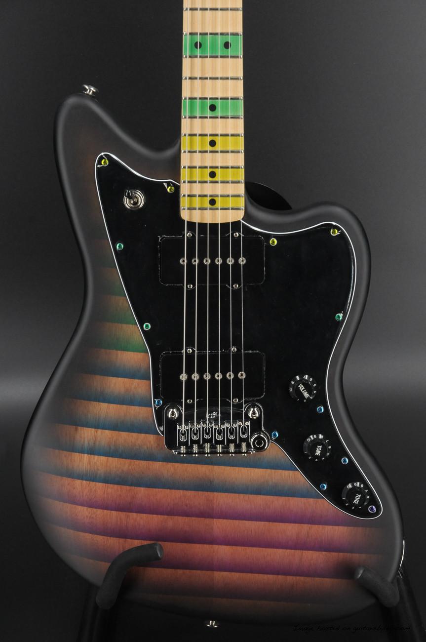 G&L Custom Shop Doheny-Circus Acid Trip - Frost-5