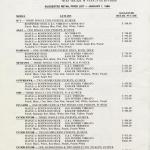 January 1, 1988 Pricelist