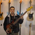 Efrain (G&L employee) with the JB bass