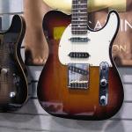 Closeup of 3-Tone Sunburst ASAT Classic 'S' Alnico